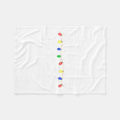 Coworkers Are Like Christmas Lights Funny Coworker フリースブランケット (正面(横))