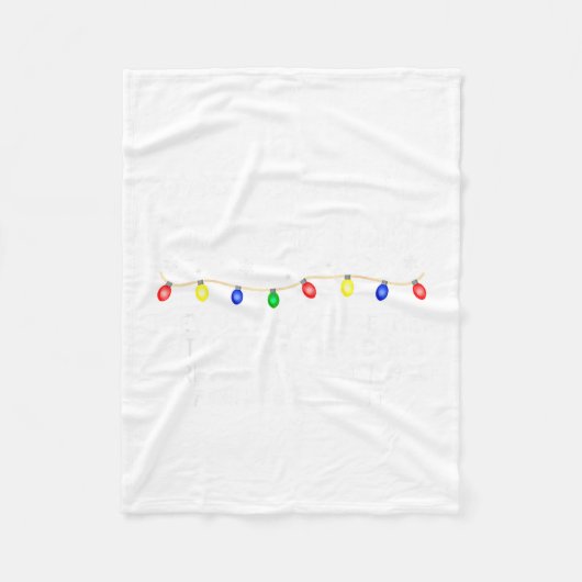 Coworkers Are Like Christmas Lights Funny Coworker フリースブランケット (正面)