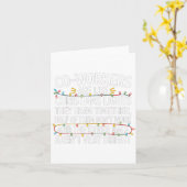 Coworkers Are Like Christmas Lights They Hang Toge カード (黄色い花)