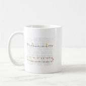 Coworkers Are Like Christmas Lights They Hang Toge コーヒーマグカップ (左)