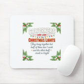 Coworkers Are Like Christmas Lights They Hang Toge マウスパッド (マウス)