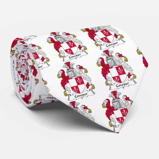 Cowperの家紋 ネクタイ (ロール)