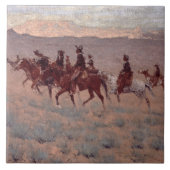 Cowpunchers (w/c紙で) タイル (正面)