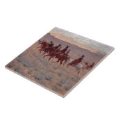 Cowpunchers (w/c紙で) タイル (側面)