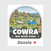 Cowra、NSWオーストラリア・ステッカー シール (シート)