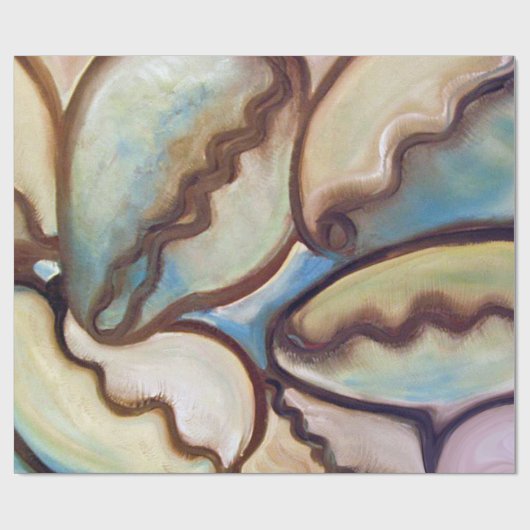 Cowrieの貝 ラッピングペーパー (フラット)