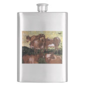 Cows after Jordaens - Gogh フラスク (正面)