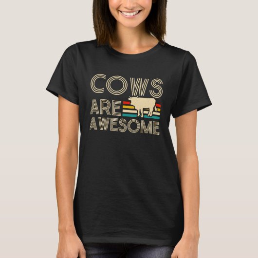 Cows Are Awesome  1 Tシャツ (正面)