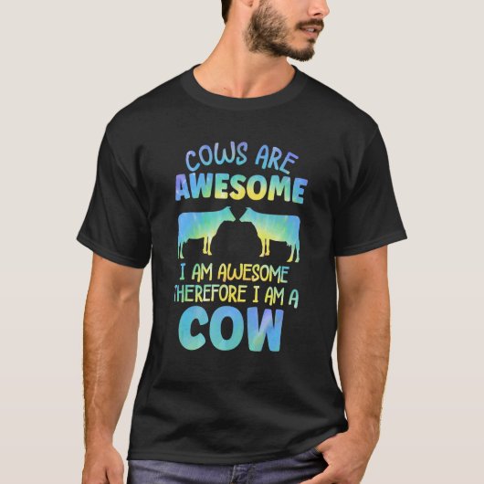 Cows are Awesome Farmer Cows Lover for Women & Kid Tシャツ (正面)