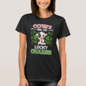 Cows are my lucky charms farmer tシャツ (正面)