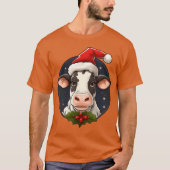 Cows Christmas friends Tシャツ (正面)