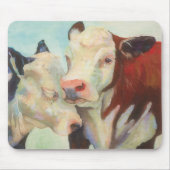 Cows In Love マウスパッド (正面)