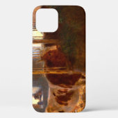 Cows in the Barn, 1900 by Gustav Klimt Case-Mate iPhoneケース (裏面)