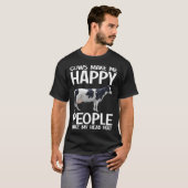 Cows Make Me Happy People Make Head Hurt Farmer  C Tシャツ (正面フル)