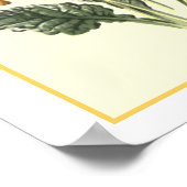 "Cowslip"植物学イラストレーション ポスター (角)