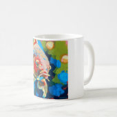 Coy Fish Painting - Gift for Coy Fish Lovers コーヒーマグカップ (正面右)