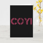 Coyi ウェストハム サッカーTシャツ カード (黄色い花)