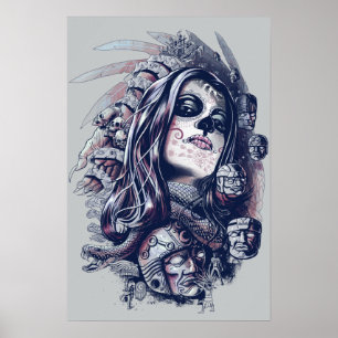 Coyolxaugqui ポスター