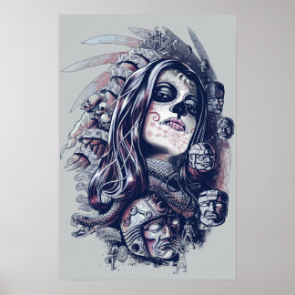 Coyolxaugqui ポスター