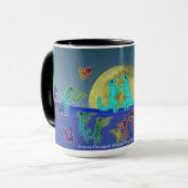Coyote Crooners Singing New Mexico Love Songs Mug マグカップ (正面左)