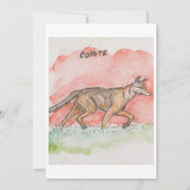 Coyote Greeting Card シーズンカード