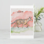 Coyote Greeting Card シーズンカード (スタンド正面)