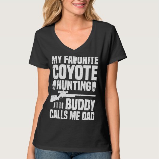 Coyote Hunting Dad  Coyote Hunter  1 Tシャツ (正面)