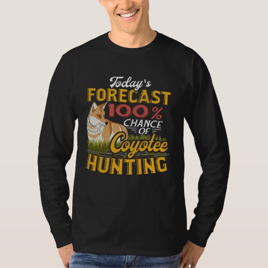 Coyote Hunting Hunting  For Men Yote Coyote Brown  Tシャツ (正面)
