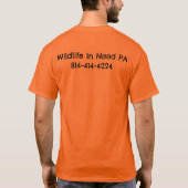 Coyote Rescue Face T-Shirt, WIN # on back Tシャツ (裏面)