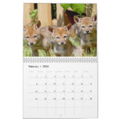 Coyotes Calendar カレンダー (2月 2026)