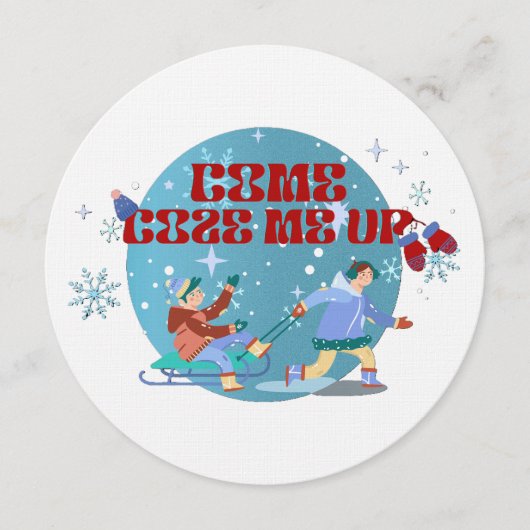 coze me up 招待状 (正面)