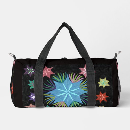 CozmicninjaStar on a Sm duffleバッグ ダッフルバッグ (正面)