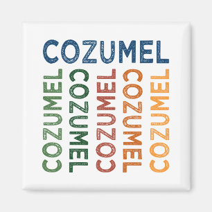 Cozumelのかわいいカラフル マグネット