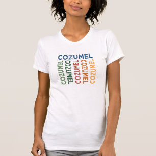 Cozumelのかわいいカラフル Tシャツ