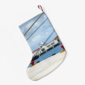 Cozumelの波止場 スモールクリスマスストッキング (裏面 (吊り時))