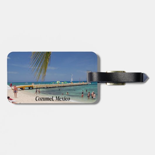 Cozumelメキシコ ラゲッジタグ (裏面横)