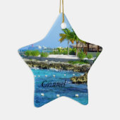 Cozumel Chankanaab公園旅行クリスマスのオーナメント セラミックオーナメント (右)