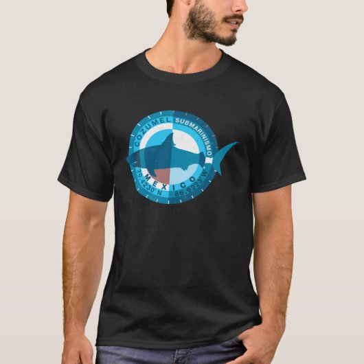 Cozumel Diving Mexico Shark Dive Tシャツ (正面)