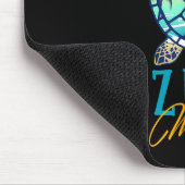 Cozumel Mexico Sea Turtle Palm Tree Sunset Beach V マウスパッド (コーナー)