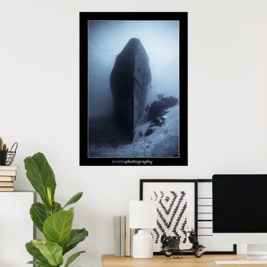 Cozumel - Shipwreck 11-2009 ポスター (ホームオフィス)