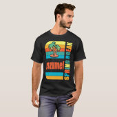 Cozumel Spring Break High School Retro Beach Graph Tシャツ (正面フル)