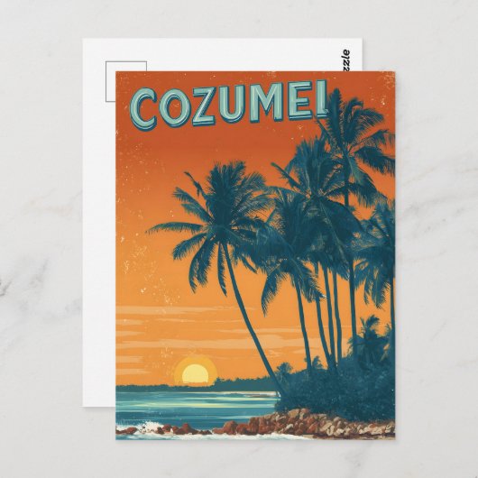Cozumel vintage ポストカード (正面/裏面)