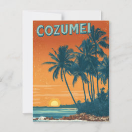 Cozumel vintage ポストカード