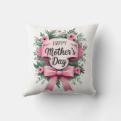 Cozy心地よいfor Mom - Happy Mother's Day クッション (裏面)