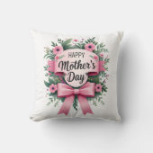 Cozy心地よいfor Mom - Happy Mother's Day クッション (正面)