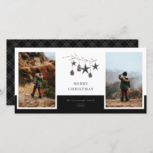 Cozy自然2フォトファミリー シーズンカード (正面/裏面)