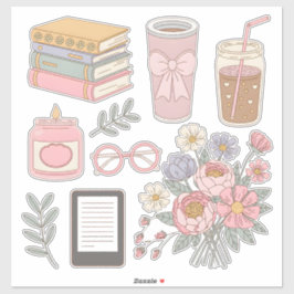 Cozy Aesthetic Sticker Pack Digital Planner Clipar シール