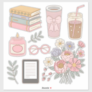 Cozy Aesthetic Sticker Pack Digital Planner Clipar シール
