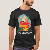 Cozy And Cold Holidays Chocolate Hot Cocoa Tシャツ (正面)