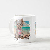 Cozy and Modern Photo and Typography コーヒーマグカップ (正面左)
